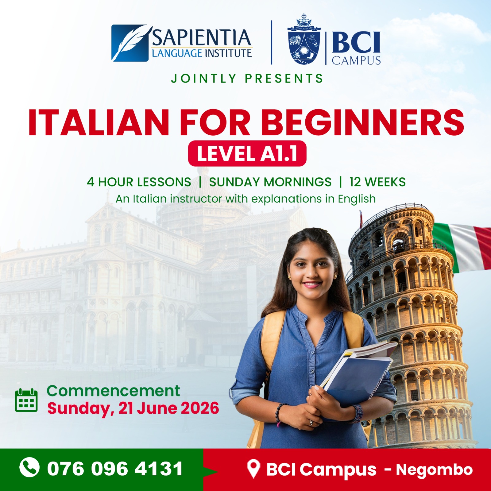 Italian for Beginners - Level A1.1